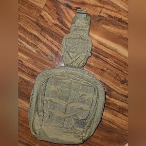 5.11 Tactical Tan Crossbody Sling 11L RUSH MOAB 6 Sling Pack Like New